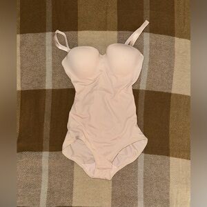 JLUXLABEL Monroe Intimate Shapewear Slimming Bustier Bodysuit in Beige, Size XS